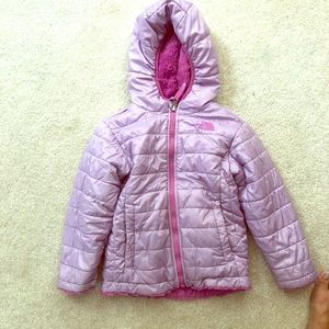 North face original reversible puffer/fleece